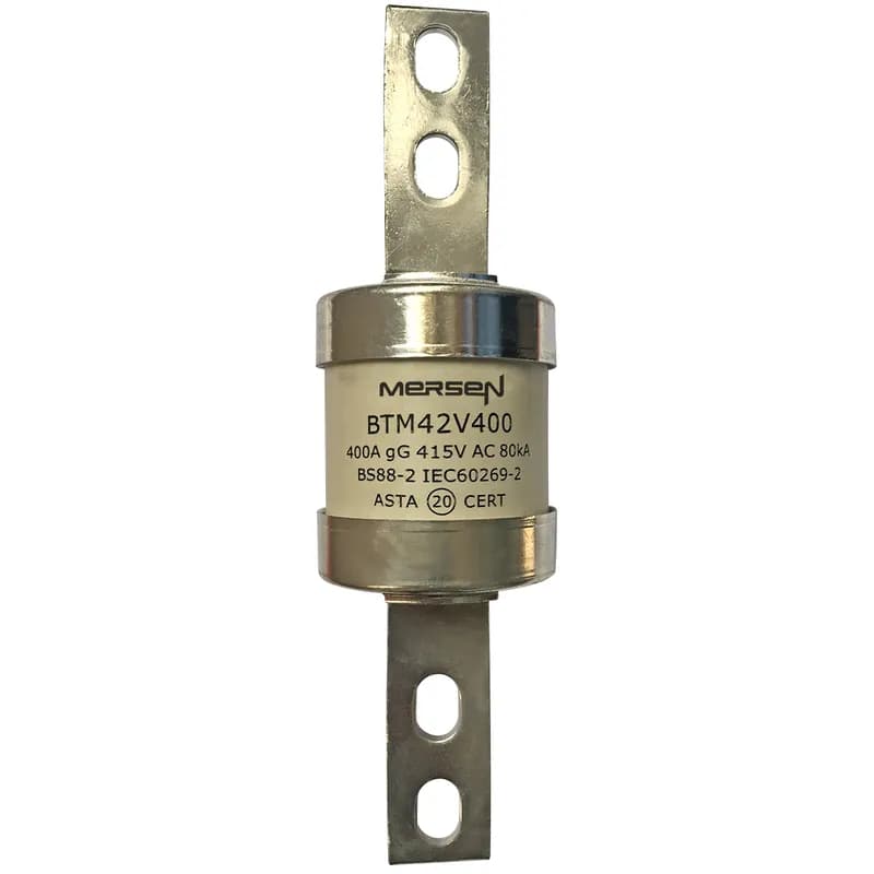 British Standard fuse-link IEC BS88 gG Type C1 415VAC 240VDC 400A BTM Central Bolted Tag