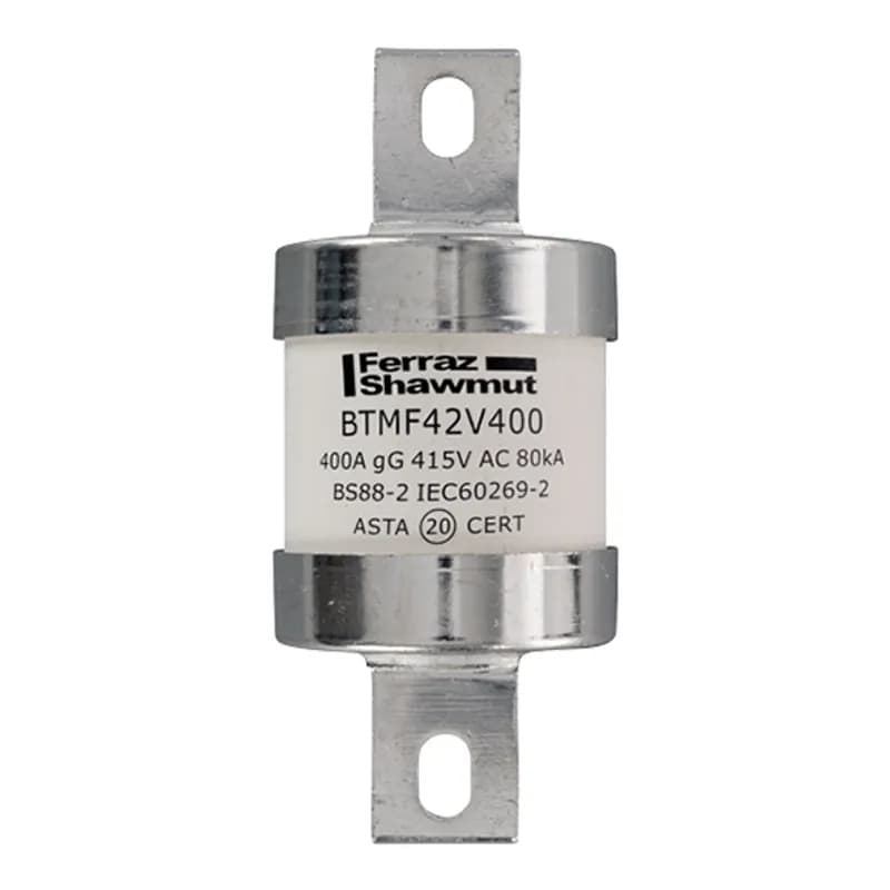 Mersen F226325 - British Standard fuse-link IEC BS88 gG Type B4 415VAC 240VDC 400A BTMF Central Bolted Tag