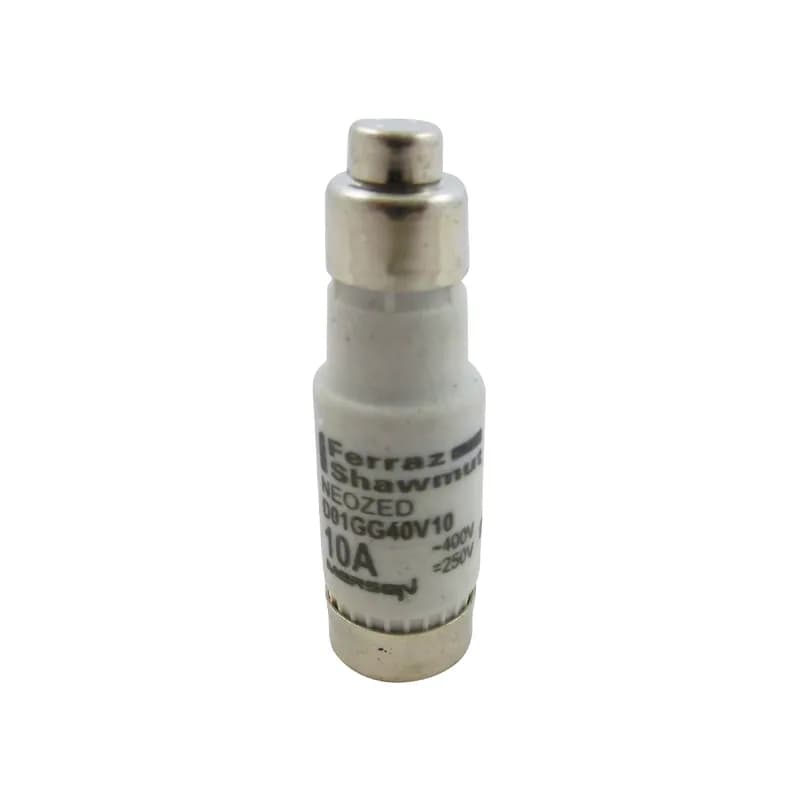 DIN D0 Fuse-link Neozed gG Size D01 400VAC 250VDC 10A Color code Red Packaging quantity 10