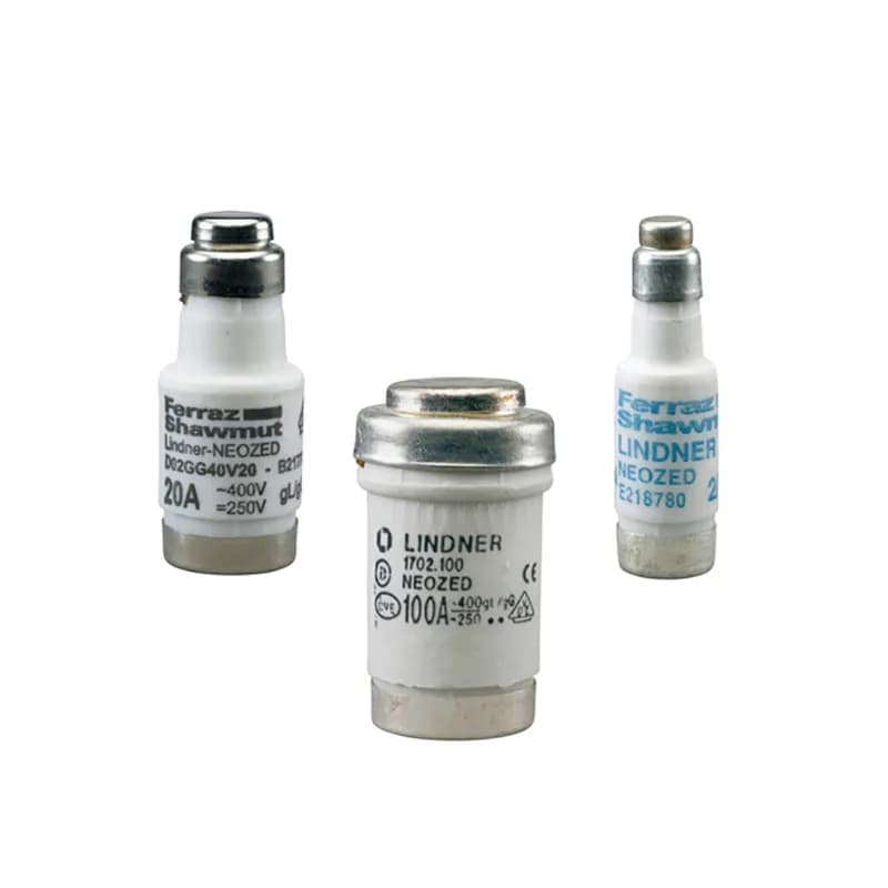 Mersen X212126J - DIN D0 Fuse-link Neozed gG Size D02 440VAC 250VDC 20A Color code Blue Packaging quantity 10