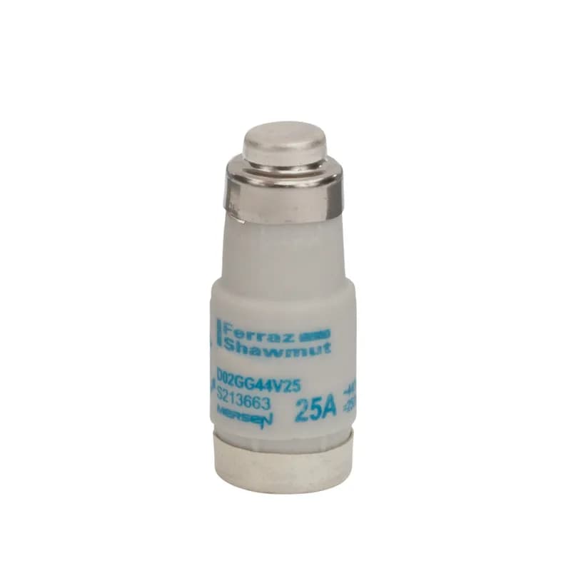 DIN D0 Fuse-link Neozed gG Size D02 440VAC 250VDC 25A Color code Yellow Packaging quantity 10