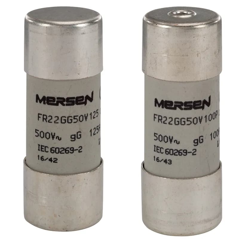 Mersen T1022160 - Cylindrical fuse-link gG Size 22x58 IEC 690VAC 63A With Striker