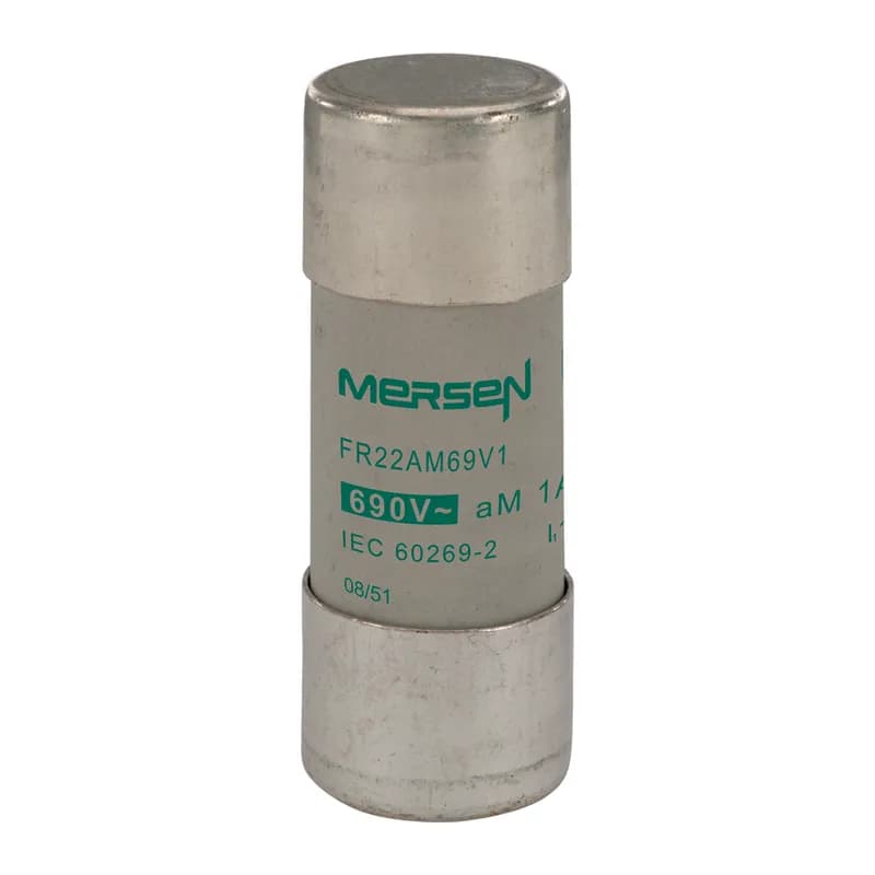 Cylindrical fuse-link aM Size 22x58 IEC 690VAC 1A