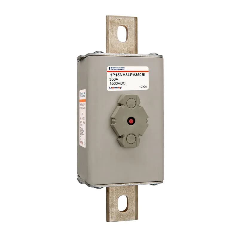 Photovoltaic fuse gPV 1500VDC IEC 1500VDC UL Size 3L 350A With Striker With DIN Type Blades For Direct Mount