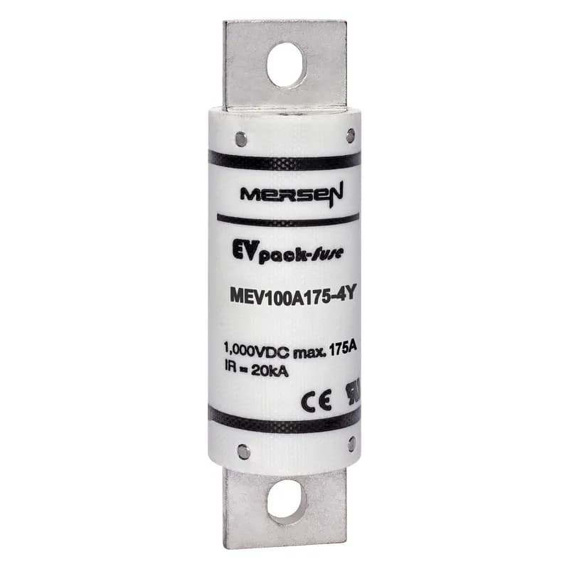 EVpack Fuse 1000VDC UL 175A Max. Rated Breaking Capacity DC: 20 kA @ 1000 V L/R ≤ 1 ms M8 Bolted