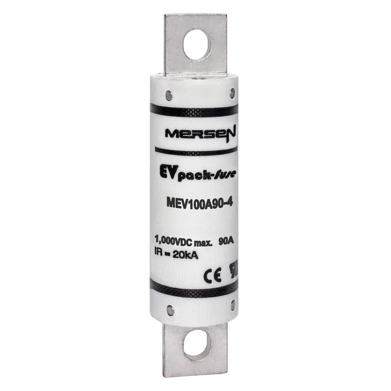 EVpack Fuse 1000VDC UL 90A Max. Rated Breaking Capacity DC: 20 kA @ 1000 V L/R ≤ 1 ms Bolted