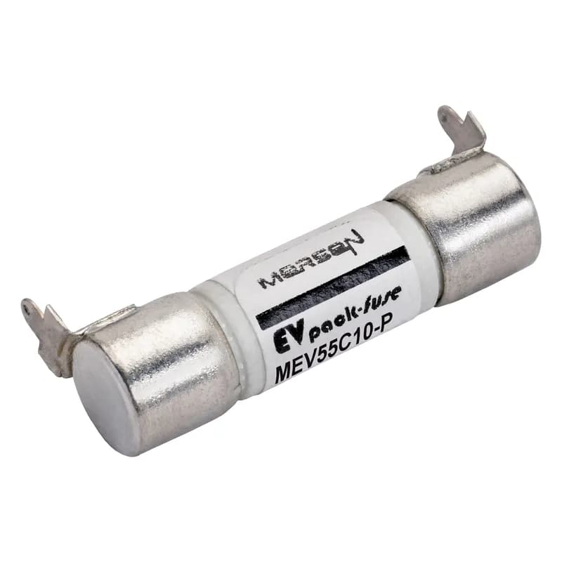 EVpack Fuse 550VDC UL 10A Max. Rated Breaking Capacity DC: 20 kA @ 550 V L/R ≤ 1 ms Slot Mount