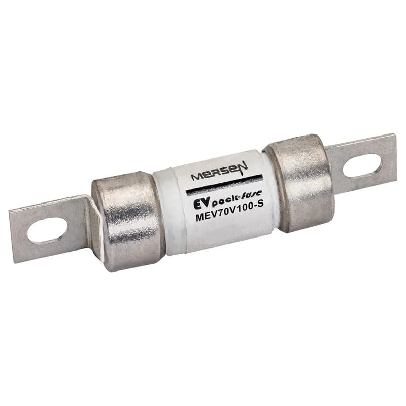 EVpack Fuse 700VDC UL 100A Max. Rated Breaking Capacity DC: 20 kA @ 700 V L/R ≤ 1 ms Surface Screw Mount