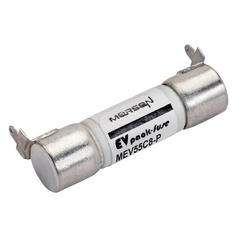 EVpack Fuse 550VDC UL 8A Max. Rated Breaking Capacity DC: 20 kA @ 550 V L/R ≤ 1 ms Slot Mount