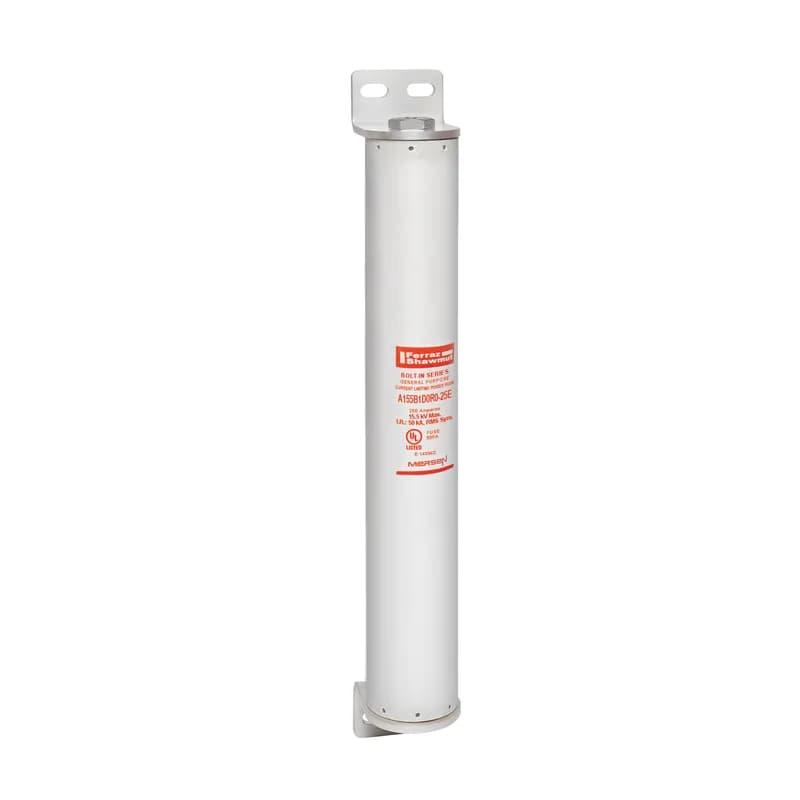 Medium Voltage E-Rated Fuse 15500VAC 25A Bolt-On, Series: D0R0 Visual Indicator Amp-Trap®