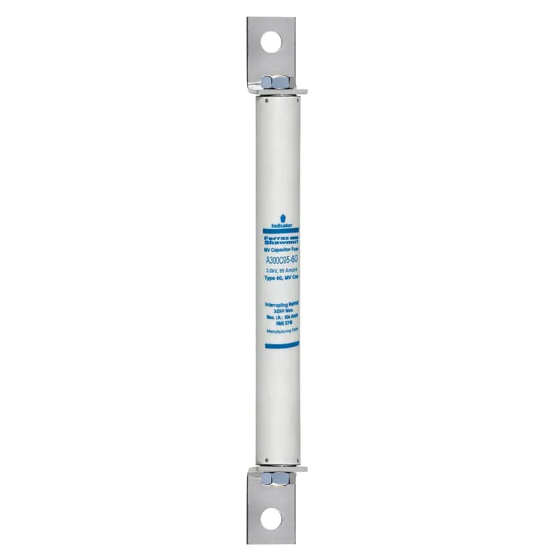 Medium Voltage Capacitor Fuse 3000VAC 95A L Bracket To L Bracket Visual Indicator Amp-Trap®