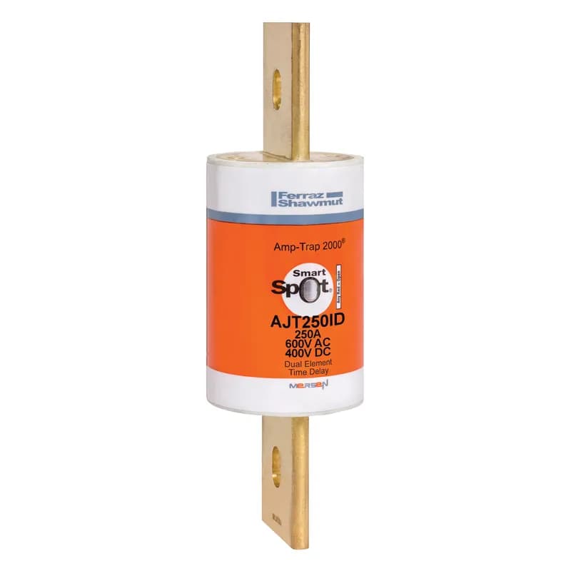 Mersen AJT250ID - Fuse AJT - Class J - Time-delay 600VAC 400VDC 250A Blade SmartSpot® Amp-Trap 2000®
