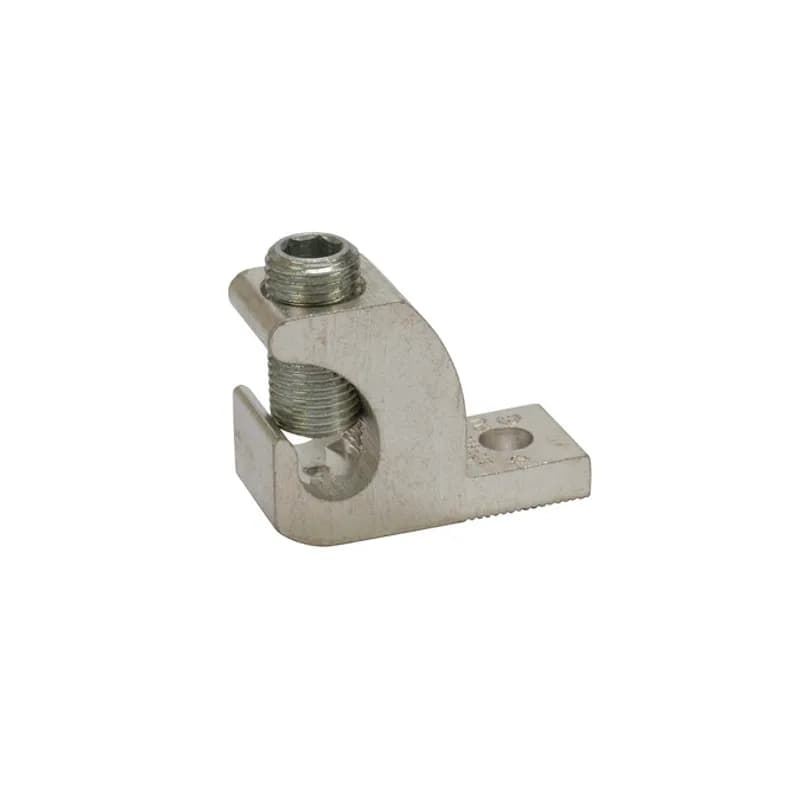 NSI Industries GLA-000 - Lay In Connector 3/0 - 6 AWG Lay-in connectors offer the ultimate in flexibility. Excellent for grounding and continuous loop applications. Made of 6061T-6 aluminum alloy. Electro-tin plated for low contact resistance. Suitable for use with both copper and aluminum conductors. Rated 600V (2000V max. per UL486B). UL 486A/B Listed. Temperature rating 90 degrees C.