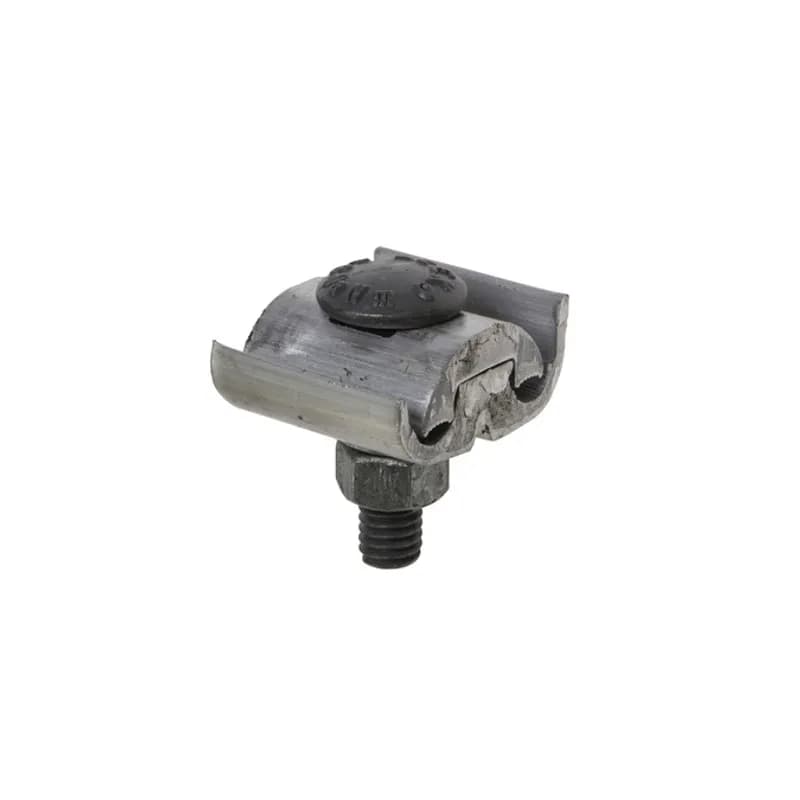 NSI Industries PAA29 - Aluminum Dual Rated Parallel Groove Clamp for 2 STR - 6 SOL Aluminum Dual Rated Parallel Groove Clamps are high strength aluminum extruded alloy fittings assembled with steel or anodized high strength aluminum flat washers for heavy duty service entrance or for use as a heavy duty distribution armor rod clamps. The serrated grooves provide increased contact. Supplied pre-filled with oxide inhibitor. Rated 600V. Temperature rating 90 degrees C.,