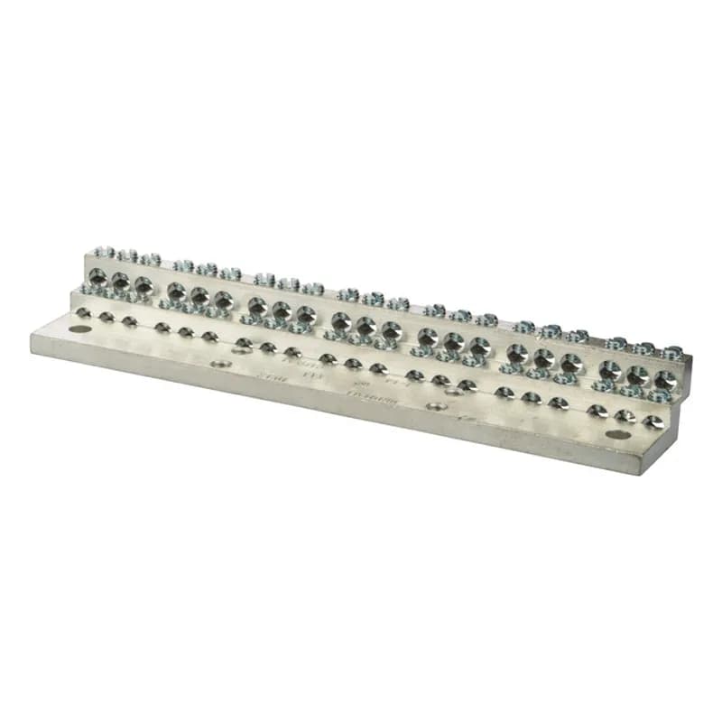 225A Stacked Neutral Bar, 4-14 AWG 42 Circuits