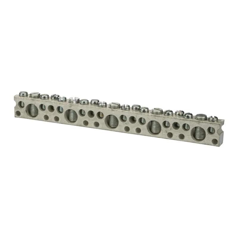 Combination Connector 19 Circuits Multiple combination connectors are made fromaluminum and are tin-plated for low contactresistance. Suitable for use with both copper andaluminum conductors. Each connector containsa combination of 1/0-14 AWG and 6-14 AWGwire holes.