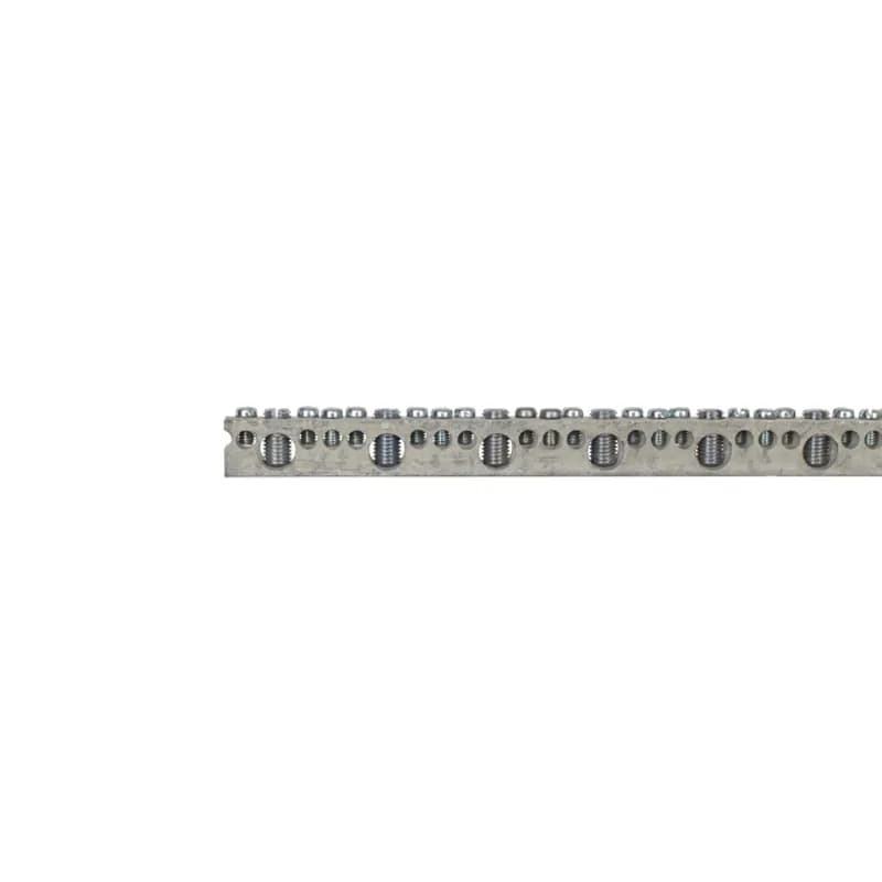 NSI Industries CB-120 - Combination Connector 120 Circuits Multiple combination connectors are made fromaluminum and are tin-plated for low contactresistance. Suitable for use with both copper andaluminum conductors. Each connector containsa combination of 1/0-14 AWG and 6-14 AWGwire holes.