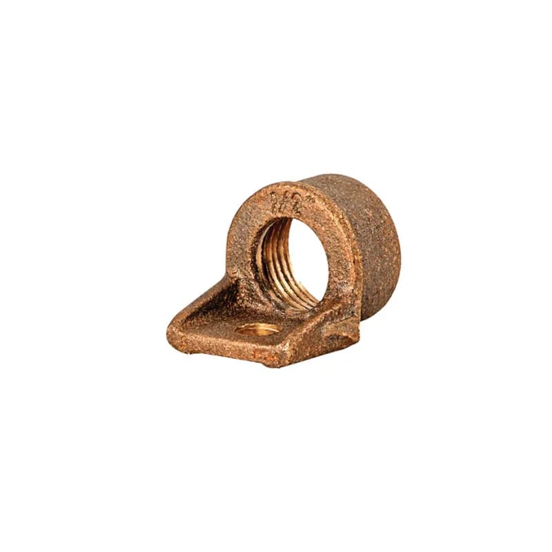 Use the GH-50 Bronze Economy 360 Degree Conduit Hub alongside NSI ground clamps to ground copper grounding conductor to water pipes in indoor environments. This 1/2" adapter hub swings 360 degrees to make alignment simple and offer greater flexibility in installation. The threaded bronze hub is cast of high-strength, highly conductive bronze and made of economical, high-quality metals that provide durable performance in a range of applications. Conduit hub fits ground wire in the range of 10 SOL to 4 STR. Stock products you can rely on—stock NSI.