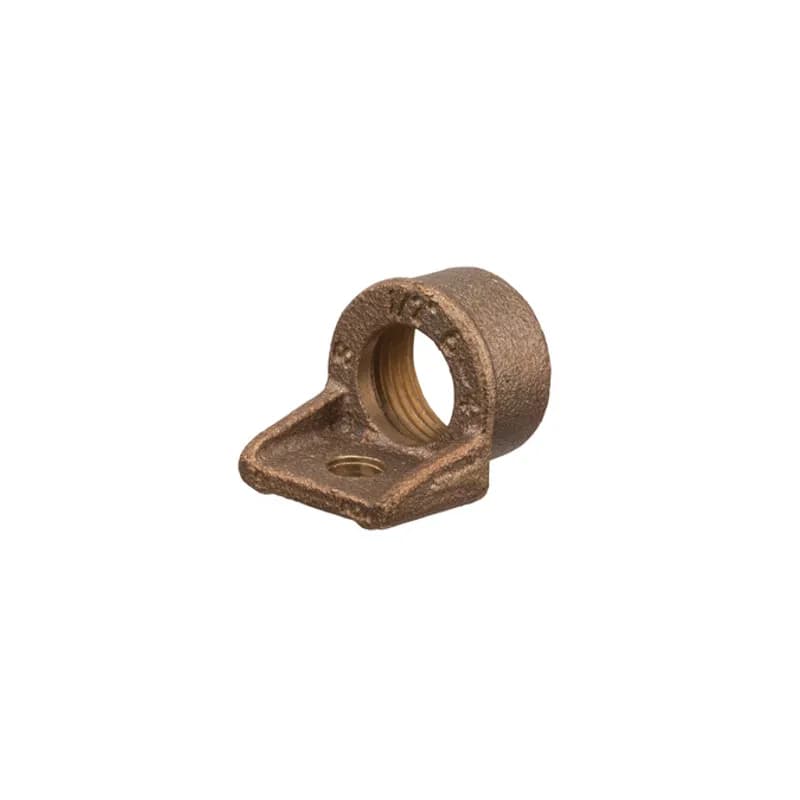 Use the GH-75 Bronze Economy 360 Degree Conduit Hub alongside NSI ground clamps to ground copper grounding conductor to water pipes in indoor environments. This 3/4" adapter hub swings 360 degrees to make alignment simple and offer greater flexibility in installation. The threaded bronze hub is cast of high-strength, highly conductive bronze and made of economical, high-quality metals that provide durable performance in a range of applications. Conduit hub fits ground wire in the range of 10 SOL to 2/0 STR. Stock products you can rely onâ€”stock NSI.