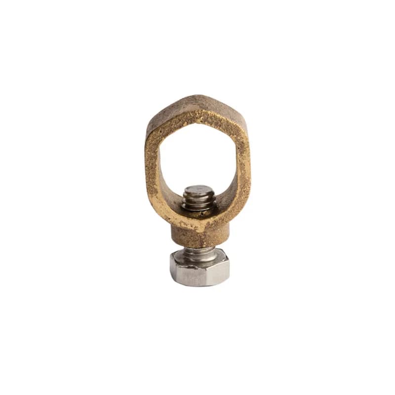 We built the NSI GRC-58 Standard Duty Silicon Bronze Grounding Rod Clamp for demanding applications including direct burial, where the simple mechanical design and reliable clamping power of the screw outperform other options. The GRC-58 Grounding Rod Clamp fits over 5/8" grounding rod and 1/2" rebar with room to tighten the clamping screw onto a range of 10 AWG solid to 2 AWG stranded conductors. GRC-family clamps with the -SB suffix have a body and screw made from silicon bronze for maximum strength, and the clamp is UL-listed for direct burial in earth or concrete. Stock products you can rely on—stock NSI.