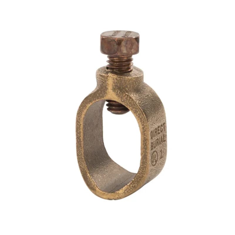 NSI Industries GRC-100H - We built the NSI GRC-100H Heavy Duty Silicon Bronze 1" Ground Clamp for demanding applications including direct burial, where the simple mechanical design and reliable clamping power of the screw outperform other options. GRC-family clamps with the -SB suffix have a body and screw made from silicon bronze for maximum strength, and the clamp is UL-listed for direct burial in earth or concrete. Stock products you can rely onâ€”stock NSI.