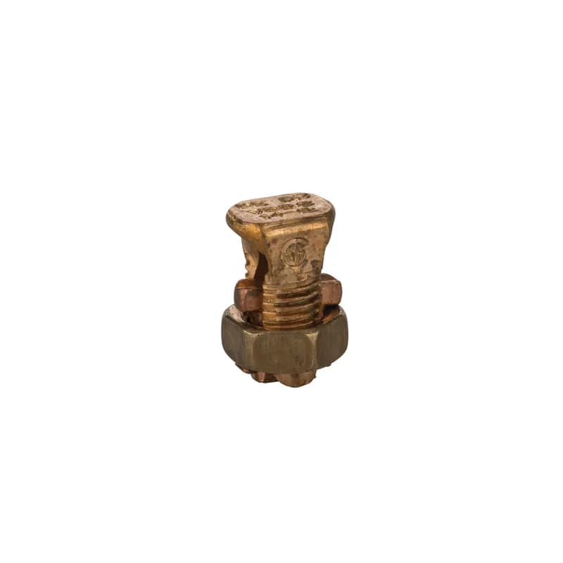 NSI Industries N-10 - Copper Split Bolt Connector 10 AWG Copper Split Bolt Connectors are high-strength solderless service connectors made of high-copper alloy for copper and copperweld wires. Type for two maximum wire sizes.