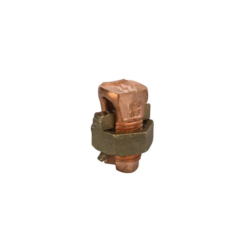 NSI Industries N-6 - Copper Split Bolt Connector 6 AWG Copper Split Bolt Connectors are high-strength solderless service connectors made of high-copper alloy for copper and copperweld wires. Type for two maximum wire sizes.