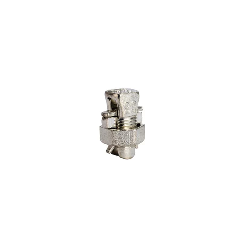 All Purpose Split Bolt Connector 6 AWG is used for combinations of aluminum to copper, aluminum to aluminum, steel to aluminum, copper to copper, and steel to copper applications. They have an electro-tinned body. UL listed for copper and copperweld wires only. Includes nut, spacer and pressure pad.