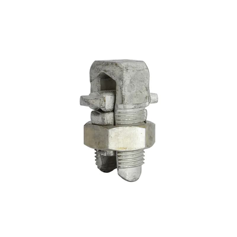 NSI Industries APS41 - Aluminum Dual-Rated Split Bolt 6 STR - 4/0 STR Aluminum Dual-Rated Split bolts are made from tin-plated aluminum. UL-486B listed for aluminum and copper conductor combinations.