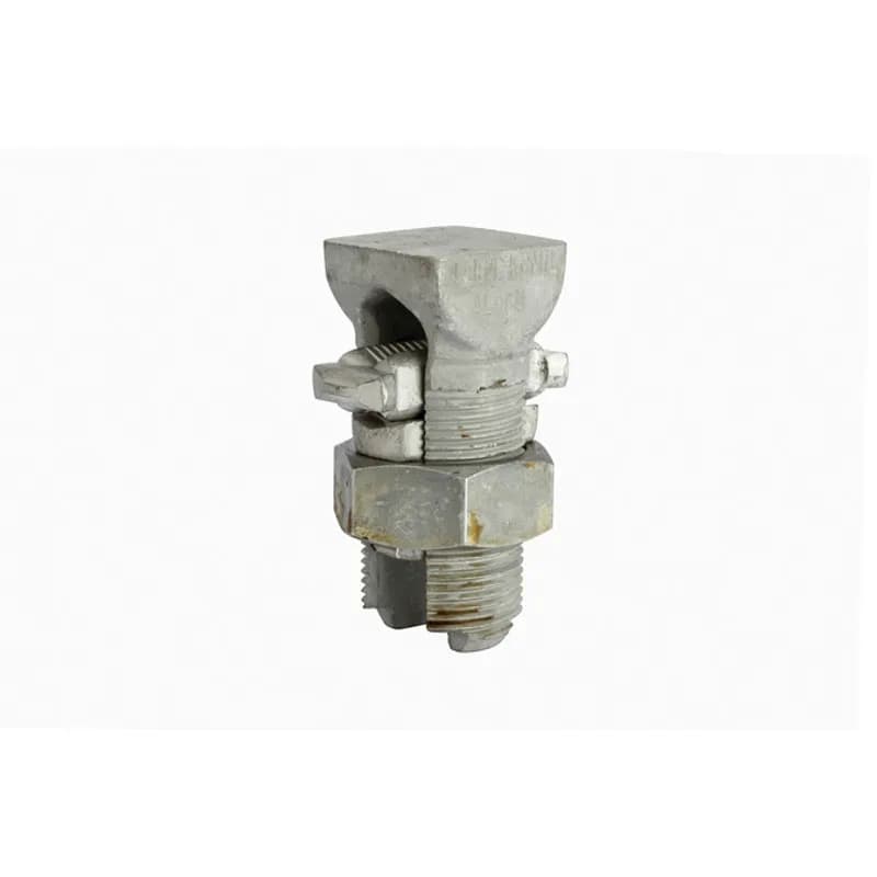 NSI Industries APS350 - Aluminum Dual-Rated Split Bolt 2/0 STR - 350 MCM Aluminum Dual-Rated Split bolts are made from tin-plated aluminum. UL-486B listed for aluminum and copper conductor combinations.