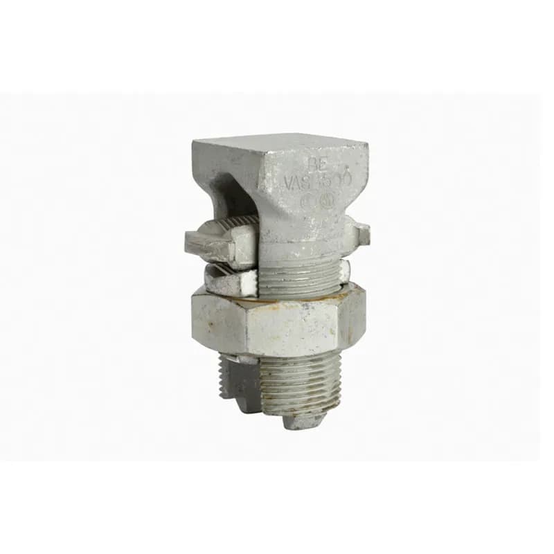 NSI Industries APS500 - Aluminum Dual-Rated Split Bolt 3/0 STR - 500 MCM Aluminum Dual-Rated Split bolts are made from tin-plated aluminum. UL-486B listed for aluminum and copper conductor combinations.