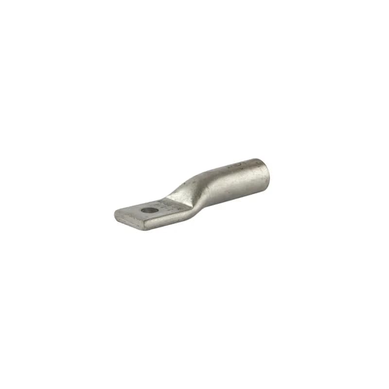 NSI Industries AL1-14 - 1 HoleStandard BarrelAluminum Compression Lug1 AWG - 1/4 Bolt Standard BarrelAluminum Compression Lugs is a type ofaluminum compression connector that is produced from high conductivityaluminum tubing.Center stop assures proper cable installation.They are tin-plated to provide corrosion resistance and are marked with die index and color coded for easy reference. Listed for 35KV maximum when properly installed.