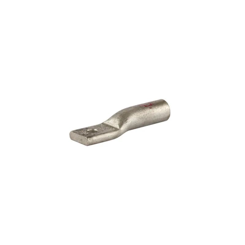 NSI Industries AL500-58 - 1 HoleStandard BarrelAluminum Compression Lug500MCM -5/8 Bolt Standard BarrelAluminum Compression Lugs is a type ofaluminum compression connector that is produced from high conductivityaluminum tubing.Center stop assures proper cable installation.They are tin-plated to provide corrosion resistance and are marked with die index and color coded for easy reference. Listed for 35KV maximum when properly installed.