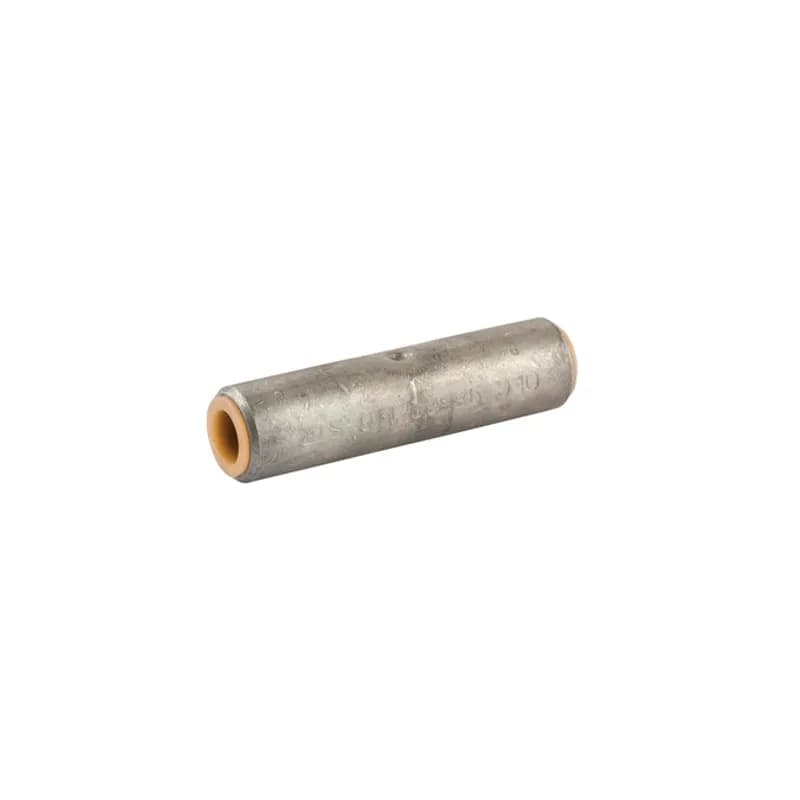 Dual Rated Aluminum Splice 1/0 AWG Dual Rated Aluminum Splices are a type of aluminum compression connector that is produced from high conductivity aluminum tubing. Center stop assures proper cable installation. Electro-tin plated for corrosion resistance. Color coded and marked with die index information. Pre-filled with oxide inhibitor and capped with color coded cap.