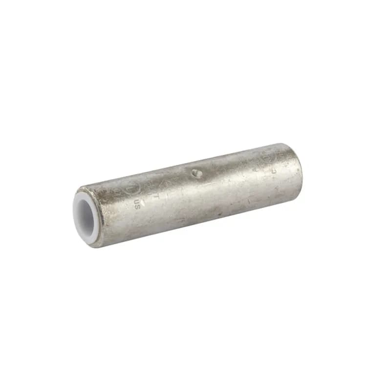 Dual Rated Aluminum Splice 4/0 AWG Dual Rated Aluminum Splices are a type of aluminum compression connector that is produced from high conductivity aluminum tubing. Center stop assures proper cable installation. Electro-tin plated for corrosion resistance. Color coded and marked with die index information. Pre-filled with oxide inhibitor and capped with color coded cap.