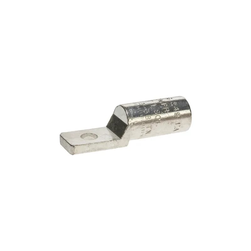 NSI Industries CAL2 - Cast Aluminum Meter Socket Lug 2 AWG - 3/8 Bolt Made of dead-soft EC grade aluminum. 840 common dies- one die installs on all sizes. For aluminum or copper conductors. Pre-filled with oxide inhibitor. Installing dies (color red): .840, 18, 324, TX, 76, 11A, 249.