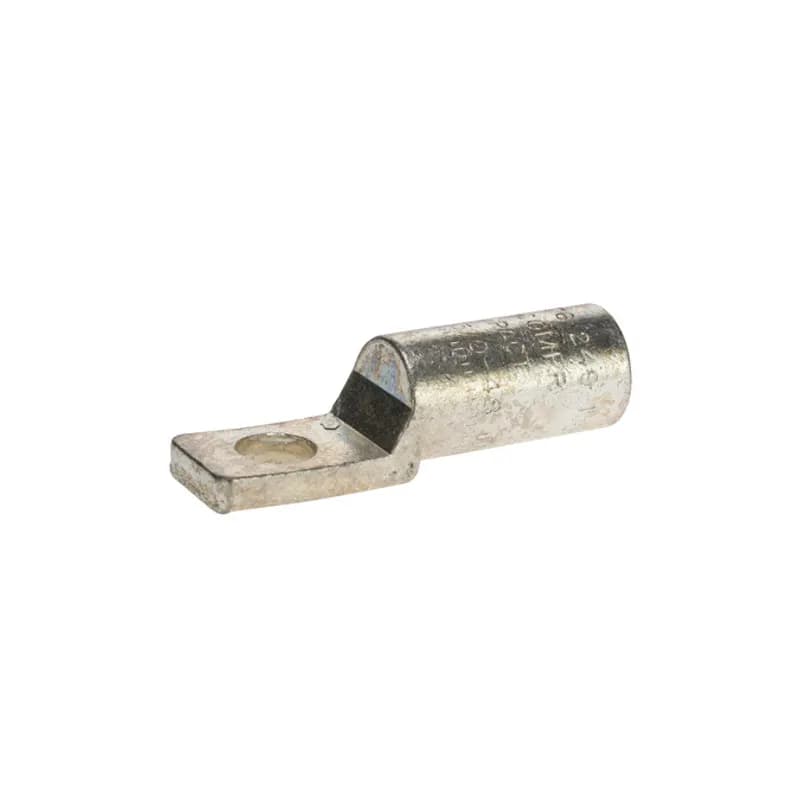 Cast Aluminum Meter Socket Lug 3/0 AWG - 1/2 Bolt Made of dead-soft EC grade aluminum. 840 common dies- one die installs on all sizes. For aluminum or copper conductors. Pre-filled with oxide inhibitor. Installing dies (color red): .840, 18, 324, TX, 76, 11A, 249.