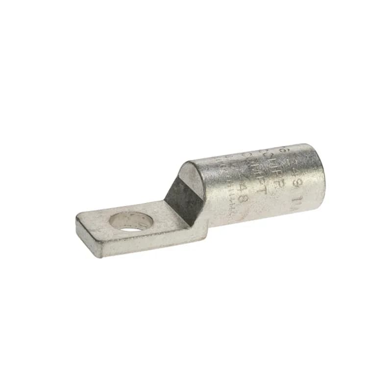 NSI Industries CAL40-48 - Cast Aluminum Meter Socket Lug 4/0 AWG - 1/2 Bolt Made of dead-soft EC grade aluminum. 840 common dies- one die installs on all sizes. For aluminum or copper conductors. Pre-filled with oxide inhibitor. Installing dies (color red): .840, 18, 324, TX, 76, 11A, 249.