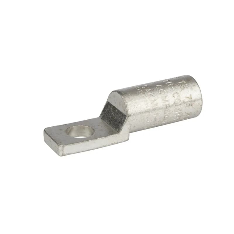 Cast Aluminum Meter Socket Lug 1 AWG - 1/2 Bolt Made of dead-soft EC grade aluminum. 840 common dies- one die installs on all sizes. For aluminum or copper conductors. Pre-filled with oxide inhibitor. Installing dies (color red): .840, 18, 324, TX, 76, 11A, 249.