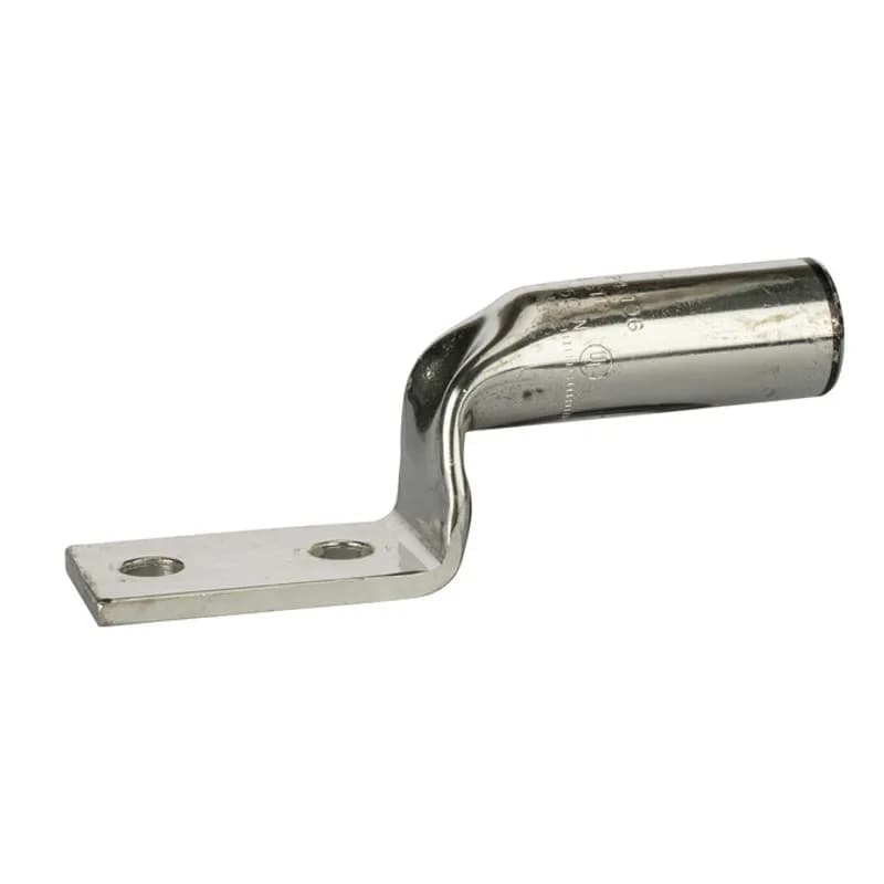 NSI Industries SL750N - 2 Hole Long Barrel Copper Stacked Compression Lug 750 MCM - 1/2" Bolt Long Barrel Copper Stacked Compression Lugs is a type of copper compression connector that is produced from high conductivity copper tubing. They are designed for use with the L-N Series. They are tin-plated to provide corrosion resistance and are marked with die index and color coded for easy reference.