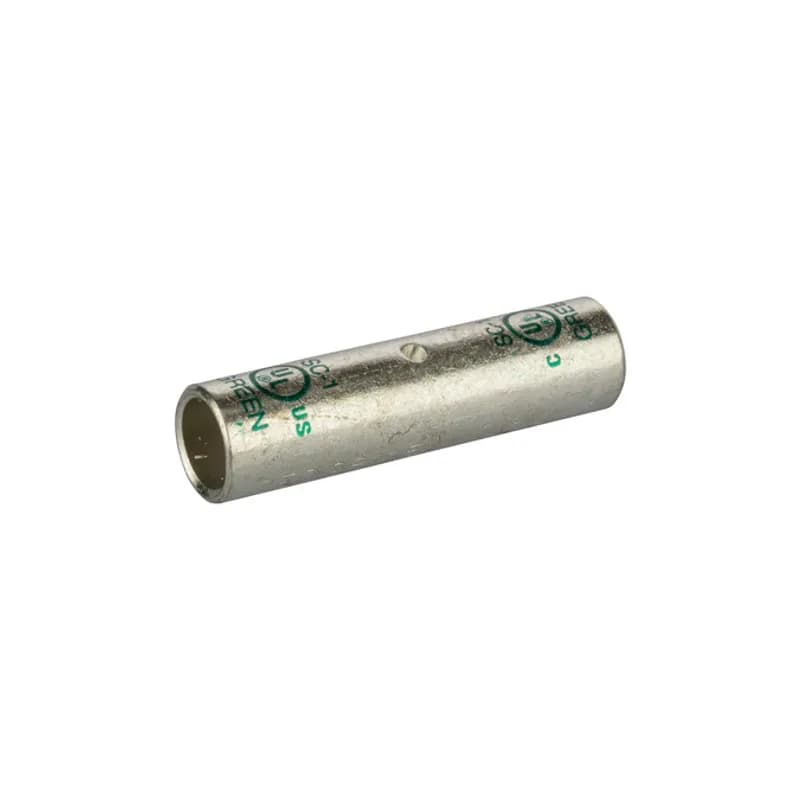 StandardBarrel TinnedCopperSplice1 AWG Standard Barrel Tinned CopperSplices is a type of copper compression connector that is produced from high conductivity copper tubing. They are tin-plated to provide corrosion resistance and are marked with die index and color coded for easy reference. Listed for 35KV maximum when properly installed.