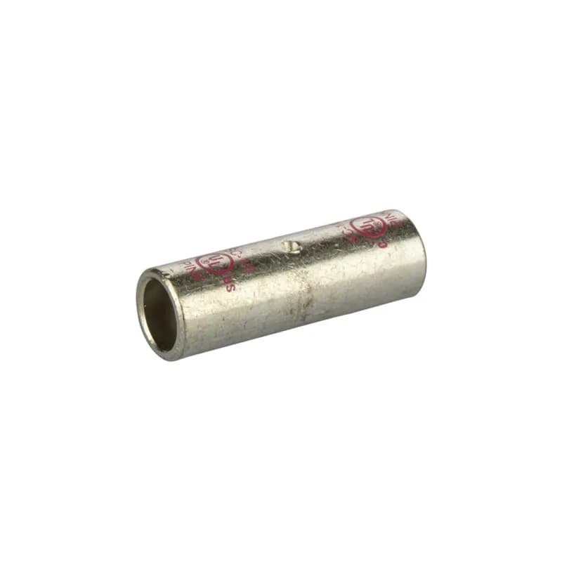 StandardBarrel TinnedCopperSplice1/0 AWG Standard Barrel Tinned CopperSplices is a type of copper compression connector that is produced from high conductivity copper tubing. They are tin-plated to provide corrosion resistance and are marked with die index and color coded for easy reference. Listed for 35KV maximum when properly installed.