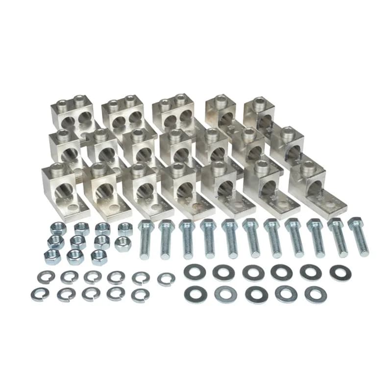 NSI Industries LK-10 - Transformer Lug Kit KVA Size (400-500 3 Â°) Transformer Lug Kit contains terminal lugs that are dual rated for use with both copper and aluminum cables.
