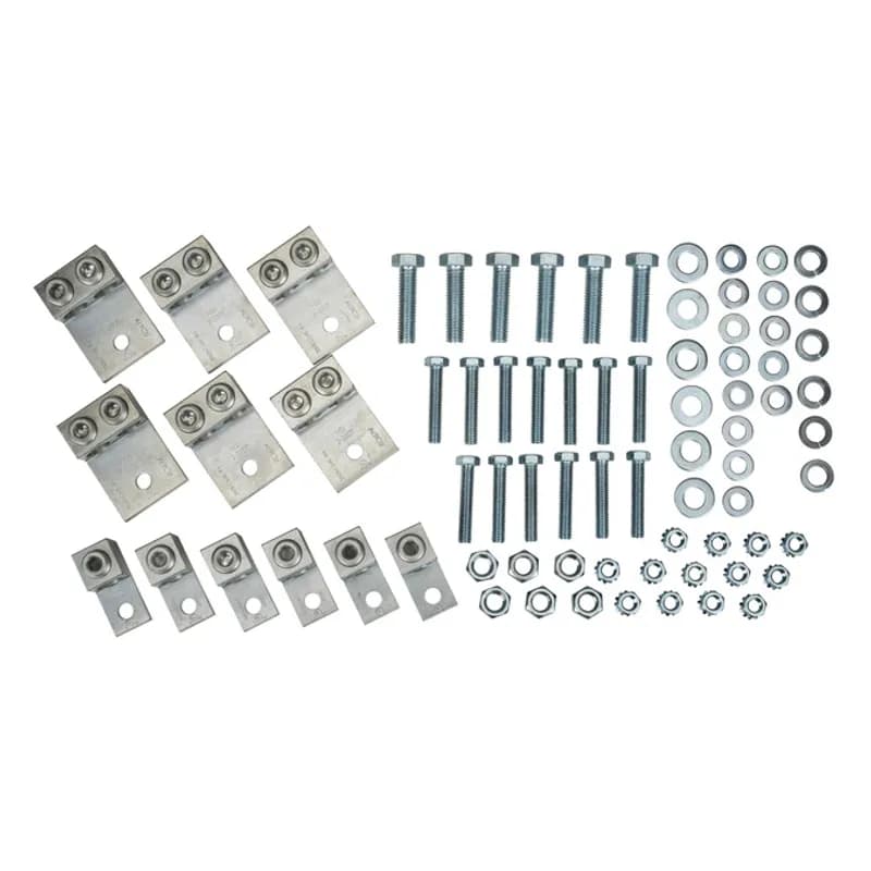Transformer Lug Kit KVA Size (75-100 1 Â°) (100-150 3 Â°) Transformer Lug Kit contains terminal lugs that are dual rated for use with both copper and aluminum cables.