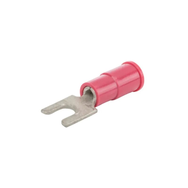 22-18 AWG Vinyl Insulated Spade #4 Stud, 100 Per Pack