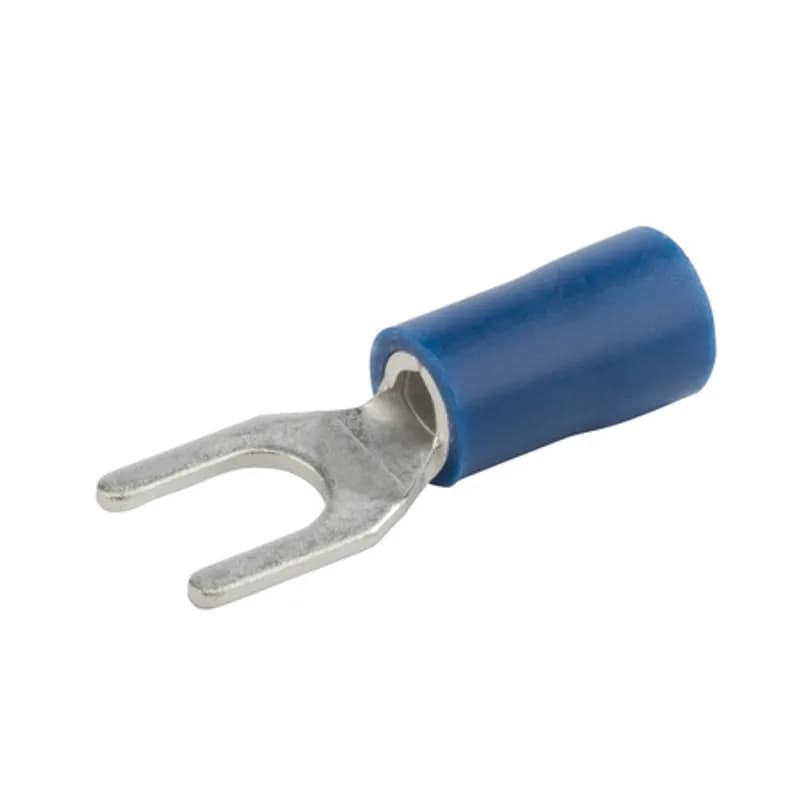 16-14 AWG Vinyl spade terminals are spade terminals made of insulating vinyl. They are designed to accommodate a stud size of #8.20 Count