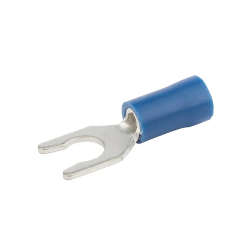 NSI Industries S16-10V-L - 16-14 AWG, # 10 Stud Vinyl Insulated Locking Spade, 100 Per Pack