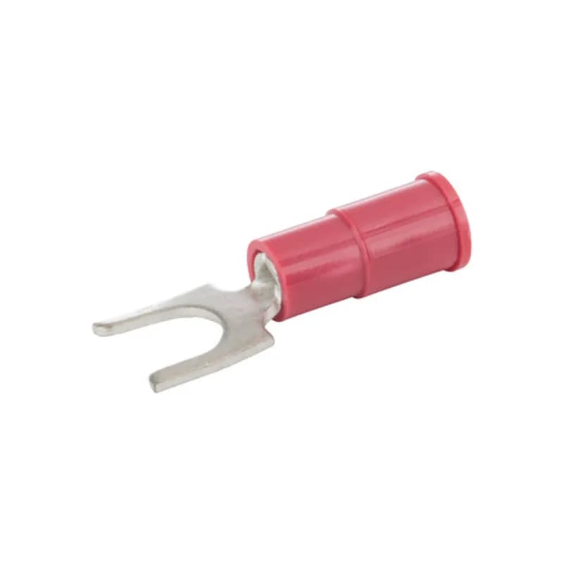 22-18 AWG, # 10 Stud Vinyl Insulated Block Spade, 100 Per Pack