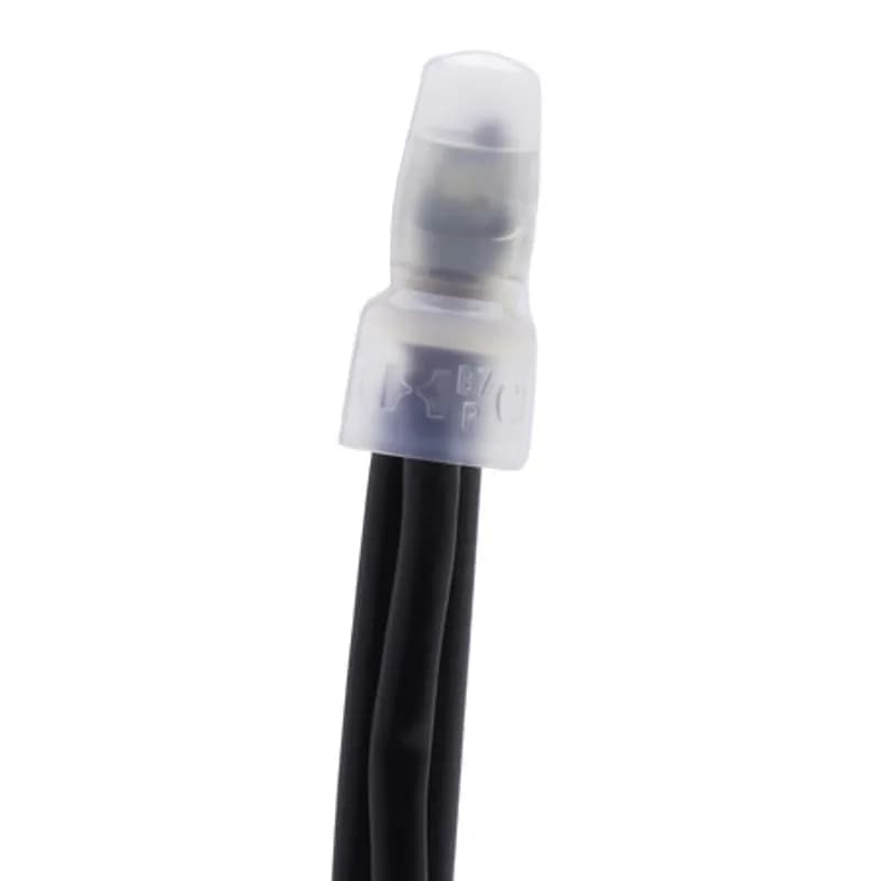 NSI Industries C12-N-S - The Easy-Twist C12-N-S 15-Count Pack of Nylon Closed-End Wire Connectors are designed for use on pre-insulated wires in the 12-10 AWG size range. Theyâ€™re UL-certified as self-extinguishing and rated for a maximum temperature of 105Ëš Celsius (221Ëš Fahrenheit). The closed-end nylon connector features an internal metal crimp sleeve that can be tightened over twisted pre-insulated wires to form a safe and secure join. Their compact design is useful for applications in tight areas or anywhere else you need to connect wires.