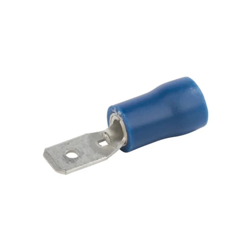 16-14 AWG, .187 x .020 Tab Vinyl Insulated Male Disc., 100 Per Pack